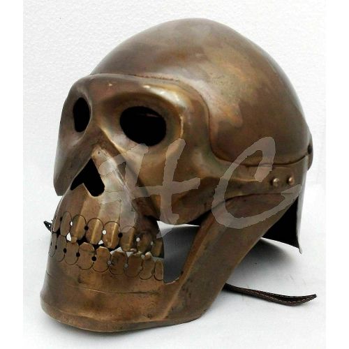 제네릭 할로윈 용품Generic GlobalMart ANTIQUE MEDIEVAL Medieval Skeleton Armour Helmet Viking Mask Spectacle Helmet Halloween costume