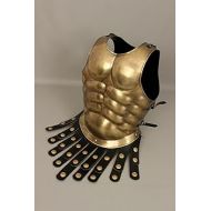 Generic GlobalMart 18 Guage Steel Medieval Knight Historical Roman Muscle Jacket Cuirass Breastplate Halloween costume