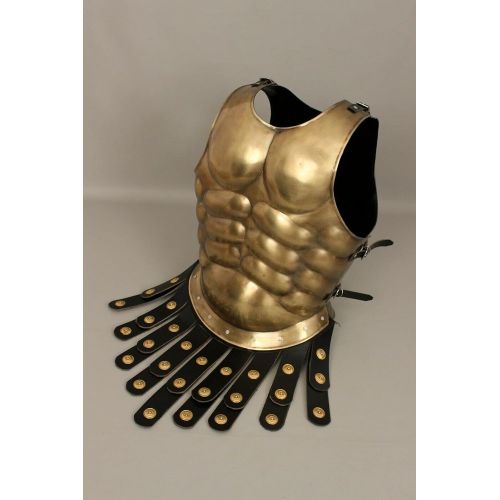 제네릭 할로윈 용품Generic GlobalMart 18 Guage Steel Medieval Knight Historical Roman Muscle Jacket Cuirass Breastplate Halloween costume