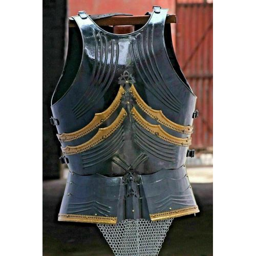 제네릭 할로윈 용품Generic GlobalMart Fully Wearable Gothic Dark Medieval Knight Cuirass Warrior Armor Breastplate Halloween costume