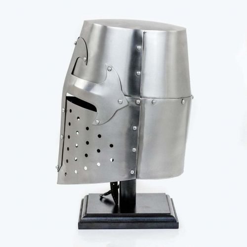 제네릭 할로윈 용품Generic GlobalMart Medieval Era Crusader Crucifix Design Great Helm Knight Steel Helmet Halloween costume