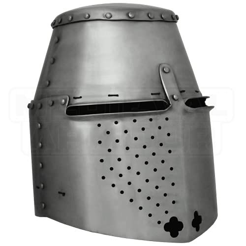 제네릭 할로윈 용품Generic GlobalMart SCA Medieval Templar Crusader Armor Helmet Warrior Antique Halloween Costume