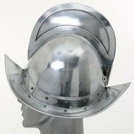 Generic 18 gauge Steel Medieval Knight Spanish Morion helmet plain Halloween Costume