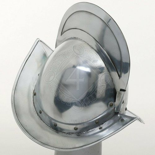 제네릭 할로윈 용품Generic 18 gauge Steel Medieval Knight Spanish Morion helmet plain Halloween Costume