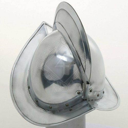 제네릭 할로윈 용품Generic 18 gauge Steel Medieval Knight Spanish Morion helmet plain Halloween Costume