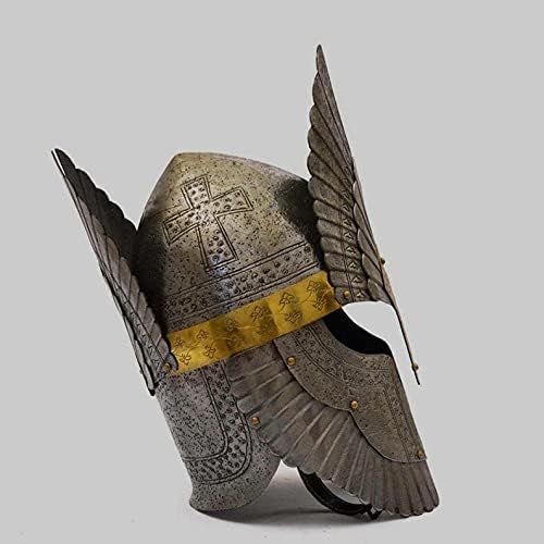 제네릭 할로윈 용품Generic Fully Functional Lord Of The Rings Elendil Helmet Crusader Centurion Bird Helmet The Elite Knight Helmet~Medieval Wearable Helmet~Gift Items