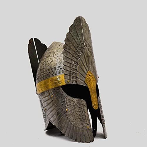 제네릭 할로윈 용품Generic Fully Functional Lord Of The Rings Elendil Helmet Crusader Centurion Bird Helmet The Elite Knight Helmet~Medieval Wearable Helmet~Gift Items