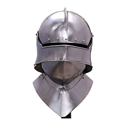 제네릭 할로윈 용품Generic Medieval Crusader Helmet Bettlefield/Halloween Templar Costume Cosplay A54 16ga By MEDIEVAL ARMOR.