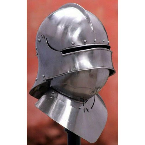 제네릭 할로윈 용품Generic Medieval Crusader Helmet Bettlefield/Halloween Templar Costume Cosplay A54 16ga By MEDIEVAL ARMOR.