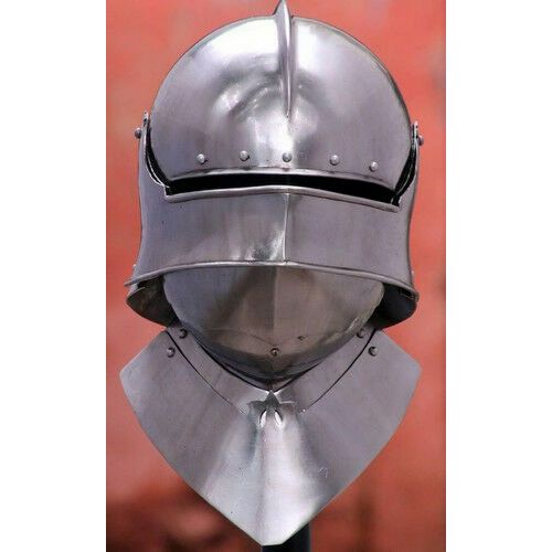 제네릭 할로윈 용품Generic Medieval Crusader Helmet Bettlefield/Halloween Templar Costume Cosplay A54 16ga By MEDIEVAL ARMOR.