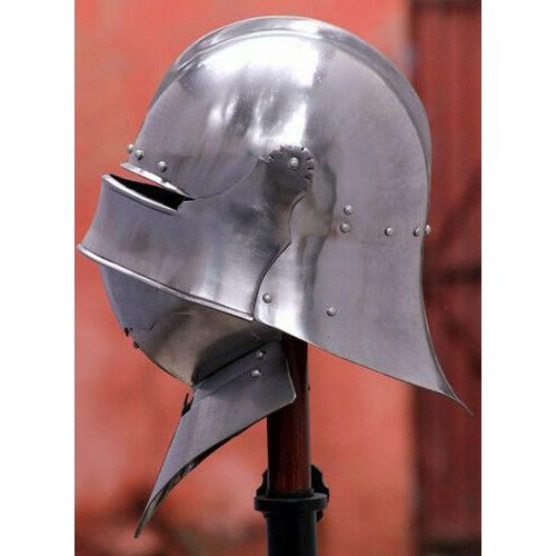 제네릭 할로윈 용품Generic Medieval Crusader Helmet Bettlefield/Halloween Templar Costume Cosplay A54 16ga By MEDIEVAL ARMOR.