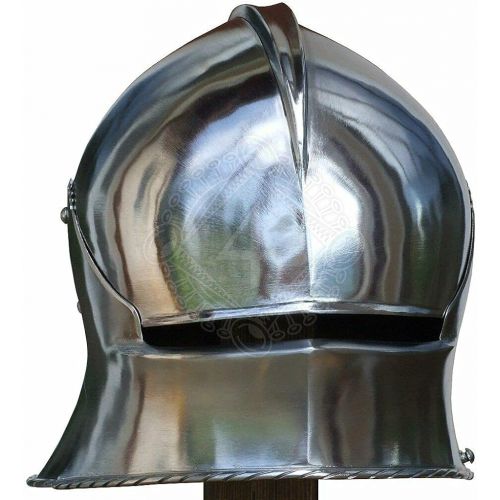 제네릭 할로윈 용품Generic GlobalMart 18GA Medieval German Sallet Helmet European Collectible Armour Halloween Costume