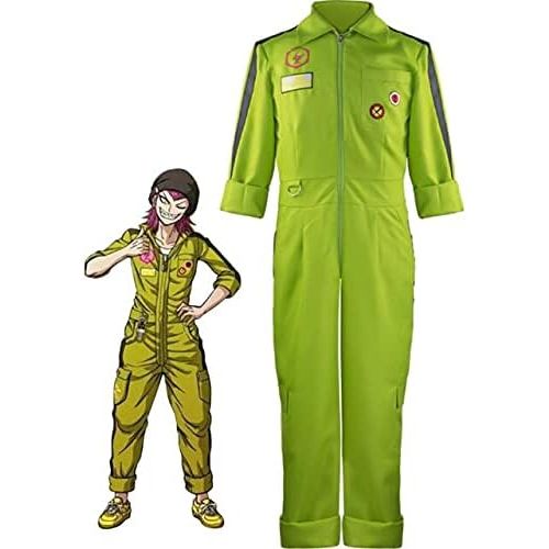 제네릭 할로윈 용품Generic PanCakeSwap - Super Danganronpa 2 Kazuichi Souda Cosplay Costume Full Set Men Women Jumpsuit Halloween Clothes - A1 - M-54245