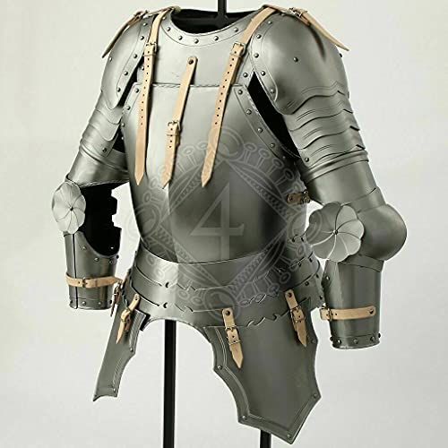 제네릭 할로윈 용품Generic GlobalMart Antique Medieval 18 gauge Steel Half-suit of armour, Mid-15th century Body Armor Halloween costume