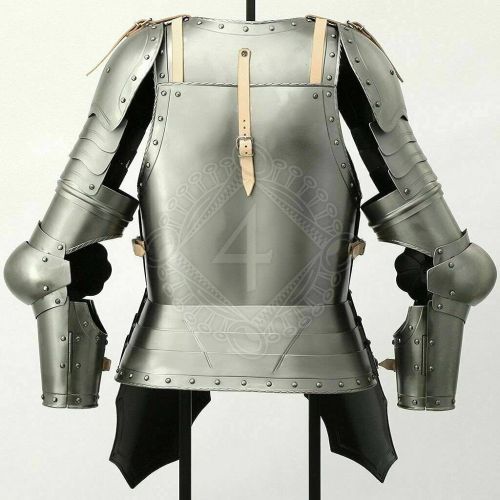 제네릭 할로윈 용품Generic GlobalMart Antique Medieval 18 gauge Steel Half-suit of armour, Mid-15th century Body Armor Halloween costume