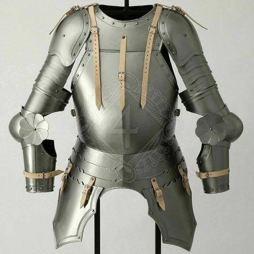제네릭 할로윈 용품Generic GlobalMart Antique Medieval 18 gauge Steel Half-suit of armour, Mid-15th century Body Armor Halloween costume