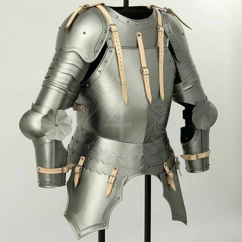 제네릭 할로윈 용품Generic GlobalMart Antique Medieval 18 gauge Steel Half-suit of armour, Mid-15th century Body Armor Halloween costume