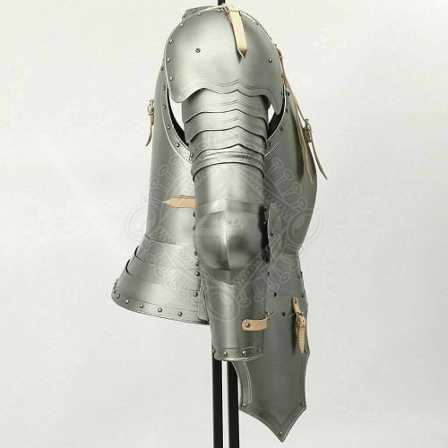 제네릭 할로윈 용품Generic GlobalMart Antique Medieval 18 gauge Steel Half-suit of armour, Mid-15th century Body Armor Halloween costume