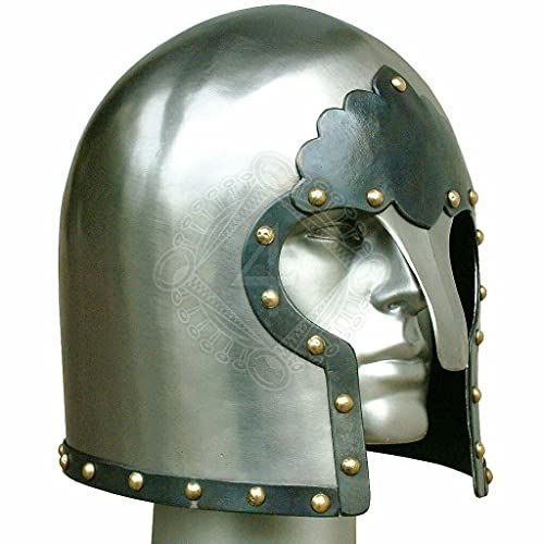 제네릭 할로윈 용품Generic GlobalMart 18 gauge Steel Medieval Special Helmet after Italian barbute Helmet Barbuta Helmet Halloween costume