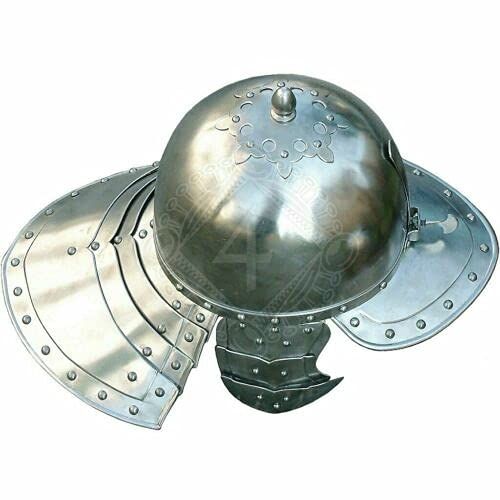 제네릭 할로윈 용품Generic GlobalMart 18 gauge Steel Medieval Pappenheimer Armor Helmet Halloween Costume Halloween costume