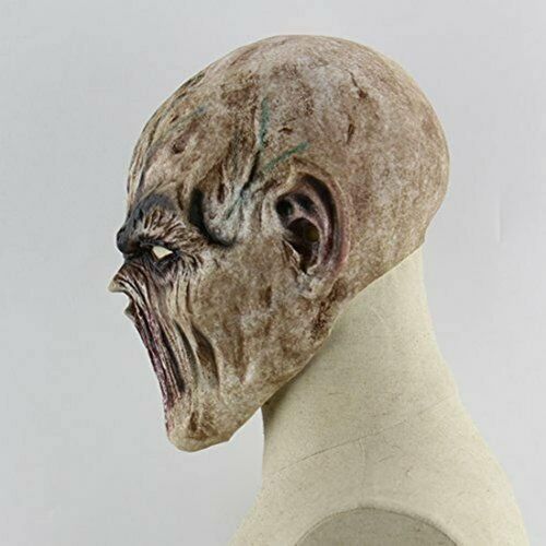 제네릭 할로윈 용품Generic PHIBEURET Scary Halloween Mask Terror Ghost Devil Mask Dance Party Scary Biochemical Alien Zombie Caps Mask Scary Masks for Adults