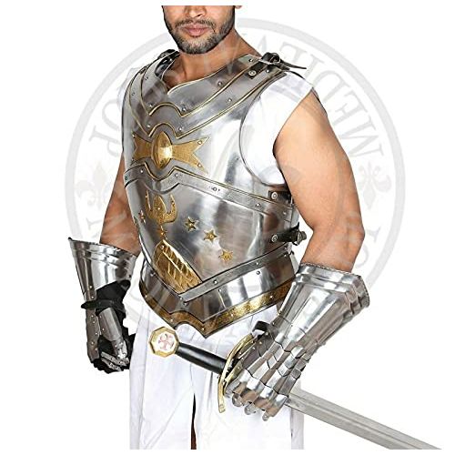 제네릭 할로윈 용품Generic GlobalMart Medieval Aragorn Muscle Body Armor Cuirass Knight Breastplate Halloween costume