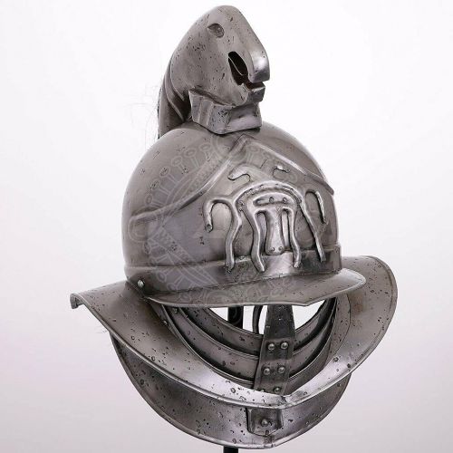 제네릭 할로윈 용품Generic GlobalMart 18 gauge Steel Medieval Gladiator Steel Helmet after a Weisenau Find Halloween costume