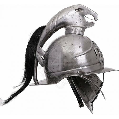 제네릭 할로윈 용품Generic GlobalMart 18 gauge Steel Medieval Gladiator Steel Helmet after a Weisenau Find Halloween costume