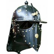 할로윈 용품Generic GlobalMart 18 gauge Steel Medieval Burgundian Helmet, Pappenheimer Helmet Halloween costume