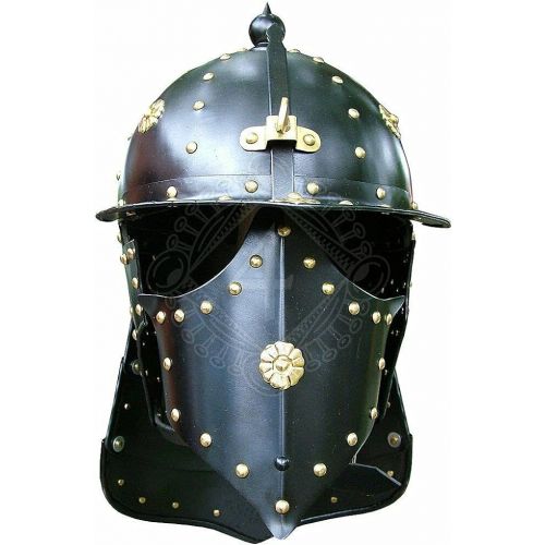 제네릭 할로윈 용품Generic GlobalMart 18 gauge Steel Medieval Burgundian Helmet, Pappenheimer Helmet Halloween costume