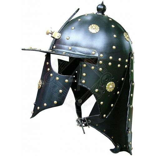 제네릭 할로윈 용품Generic GlobalMart 18 gauge Steel Medieval Burgundian Helmet, Pappenheimer Helmet Halloween costume