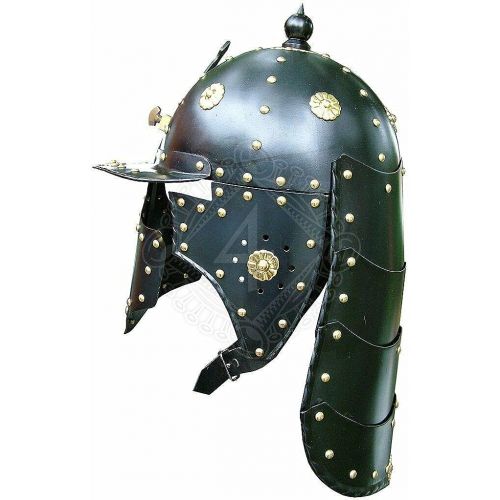 제네릭 할로윈 용품Generic GlobalMart 18 gauge Steel Medieval Burgundian Helmet, Pappenheimer Helmet Halloween costume