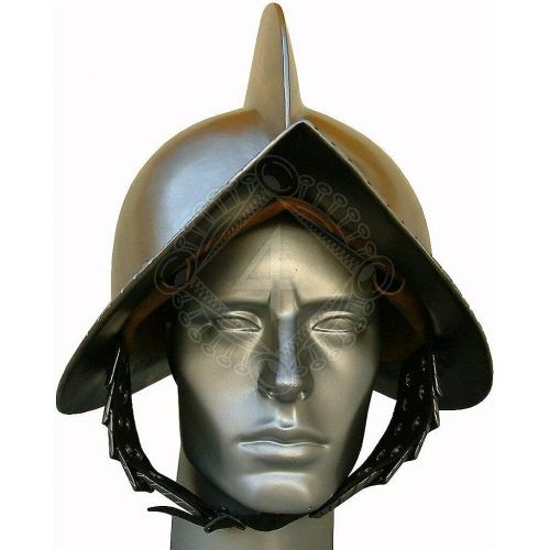 제네릭 할로윈 용품Generic 18 gauge Steel Medieval Knight Spanish Morion, open helmet 16th century Halloween Costume