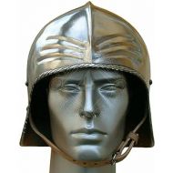 할로윈 용품Generic 18 gauge Steel Medieval Knight German noble open sallet Helmet Halloween Costume
