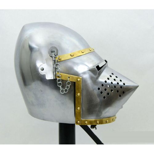 제네릭 할로윈 용품Generic Steel Helmet Pig Face Spartan Helmet Armor Wearable Costume Helmet for Halloween