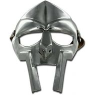 Generic GlobalMart MFDoom Face Mask Steel Finish / Armor Face Cover/Roman-Armor Doom mask Halloween costume