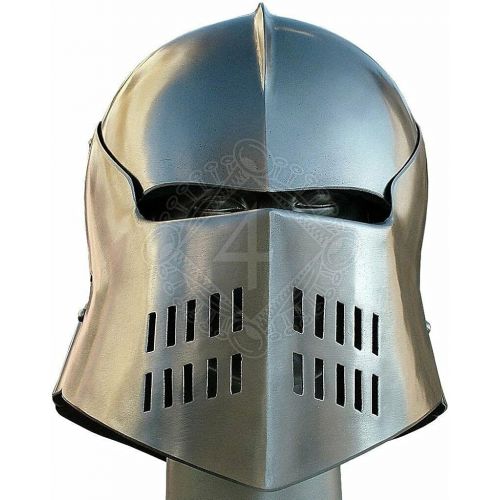 제네릭 할로윈 용품Generic 18 gauge Steel Medieval Knight Fantasy Sallet Helmet Halloween Costume