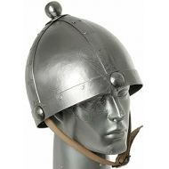 할로윈 용품Generic GlobalMart 18 gauge Steel Warrior Medieval Oval Spangenhelm Helmet the Stuttgart Psalter Halloween costume