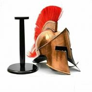 Generic GlobalMart Medieval Spartan Greek 300 Armor Steel Helmet King Leonidas sca/larp/cosplay Halloween costume