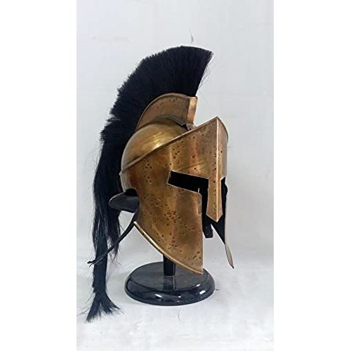 제네릭 할로윈 용품Generic GlobalMart Collectible 300 Movie Spartan King Leonidas Medieval Roman Helmet Halloween Costumes Gift