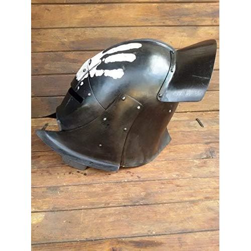 제네릭 할로윈 용품Generic Medieval Dwarves Uruk-Hai Helmet Helmet LOTR Halloween Costume