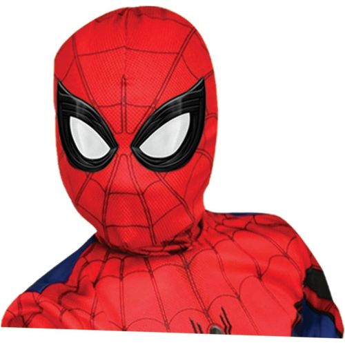 제네릭 할로윈 용품Generic Spiderman Far From Home Deluxe Muscle Chest Costume, Premium Holographic Mask & Gloves, Boys Cosplay Halloween Costumes