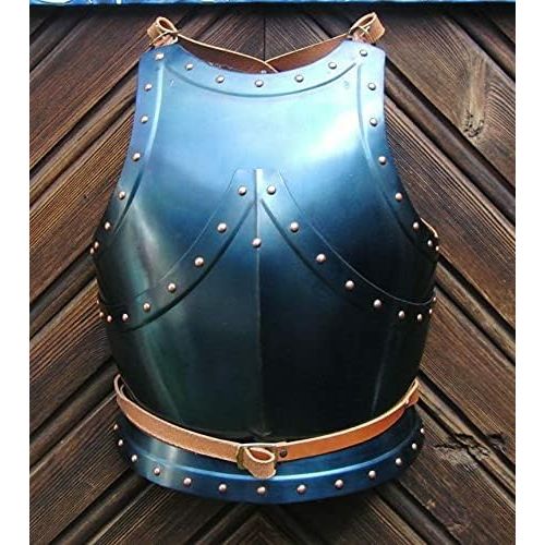 제네릭 할로윈 용품Generic GlobalMart Medieval Knight Gothic Cuirass Chest Plate Armor Battle Breastplate Blued Halloween Costume
