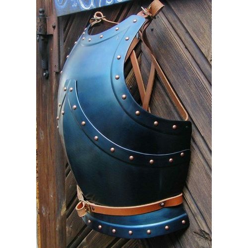 제네릭 할로윈 용품Generic GlobalMart Medieval Knight Gothic Cuirass Chest Plate Armor Battle Breastplate Blued Halloween Costume