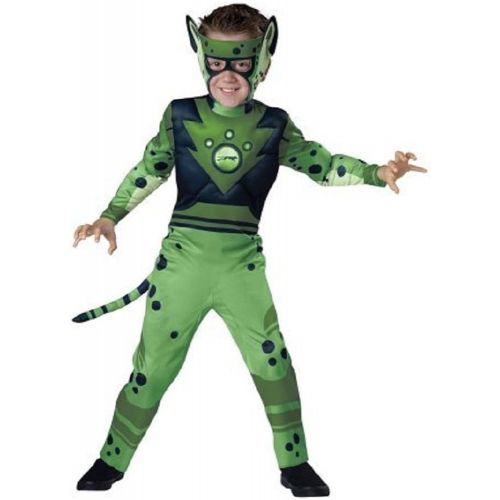 제네릭 할로윈 용품Generic Quality Wild Kratts Child Costume Green Cheetah - Small