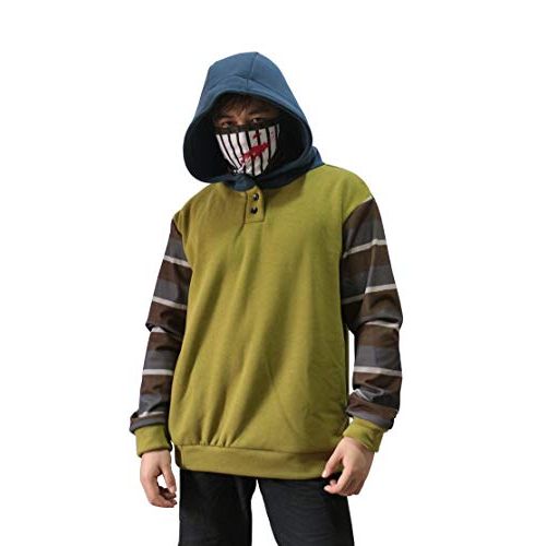 제네릭 할로윈 용품Generic Halloween Cosplay Creepy Costume Toby Hoodie Mens Creative Thicken Sweater