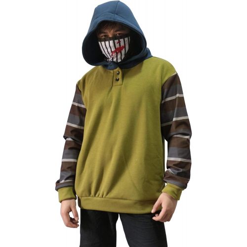 제네릭 할로윈 용품Generic Halloween Cosplay Creepy Costume Toby Hoodie Mens Creative Thicken Sweater