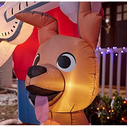 제네릭 할로윈 용품Generic Coco Miguel with Guitar and Dante Halloween Inflatable | 6.5 ft Tall Air Blown Halloween Display