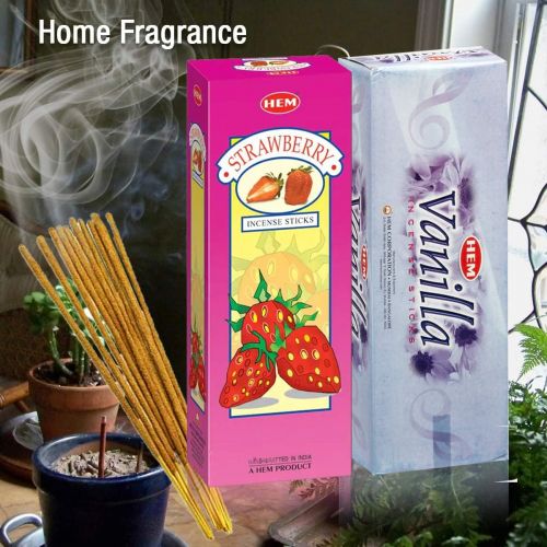 제네릭 인센스스틱 Generic Hem Strawberry & Vanilla Incense Sticks Pair, 240 Sticks Total