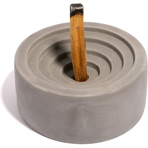 제네릭 인센스스틱 Generic Minimal Contemporary Cement Palo Santo Holder - 4 in 1 Incense, Scented Rope, Scented Cones and Palo Santo Burner / Holder - Incense and Palo Santo Not Included